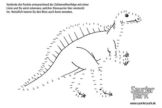 Rätsel Zahlenreihenfolge – Ouranosaurus