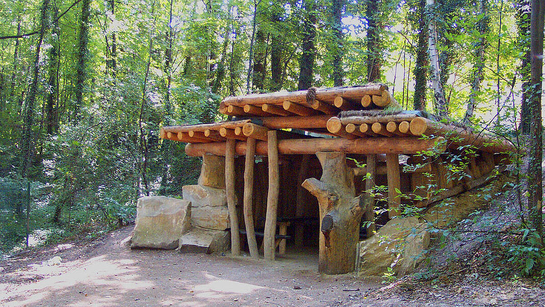 Grillhütte im Saurierpark