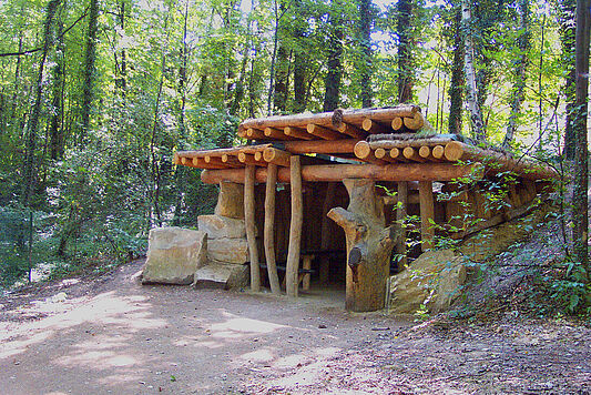 Grillhütte im Saurierpark