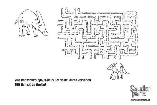 Rätsel Labyrinth – Parasaurolophus