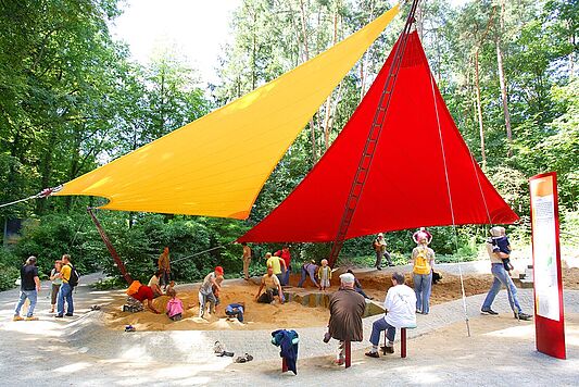 das Forschercamp im Saurierpark