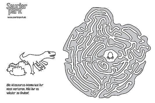 Rätsel Labyrinth – Allosaurus