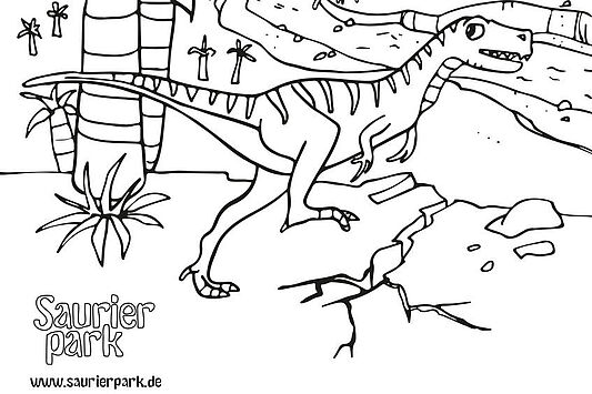 PDF öffnet in neuem Tab: Malvorlage Heterodontosaurus