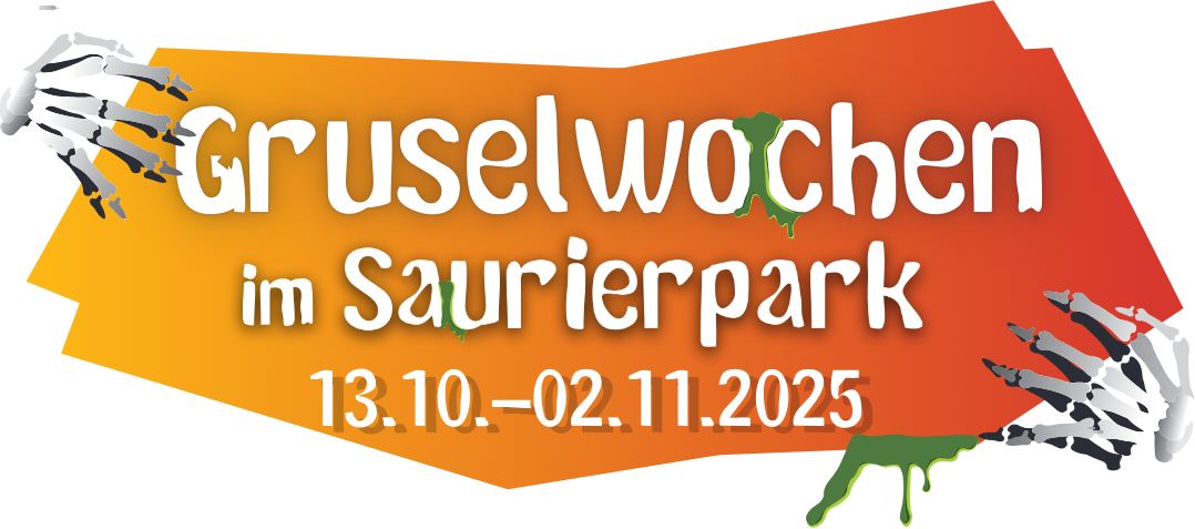 Gruselwochen im Saurierpark vom 13.10.2025 bis 02.11.2025