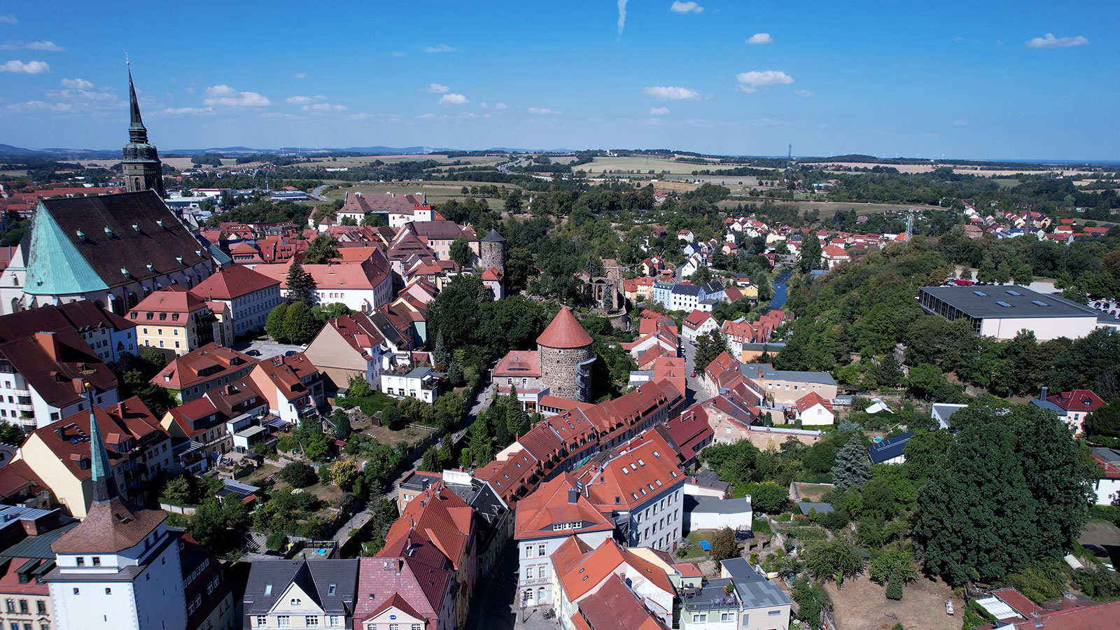 Bautzen Drohnenansicht