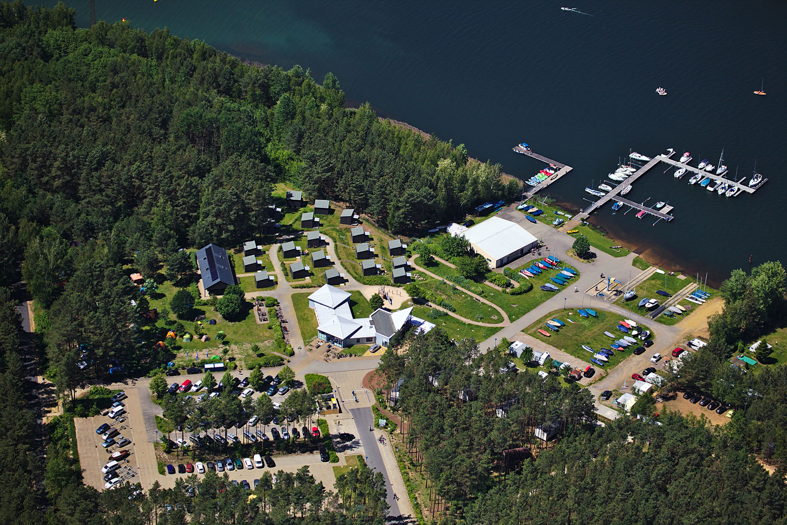 Hafencamp am Senftenberger See